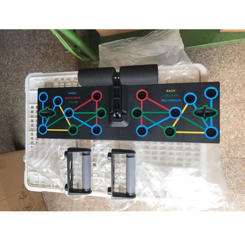Δείγμα πολλαπλών λειτουργιών Push Up Board χωρίς σχοινί παραδόθηκε σήμερα